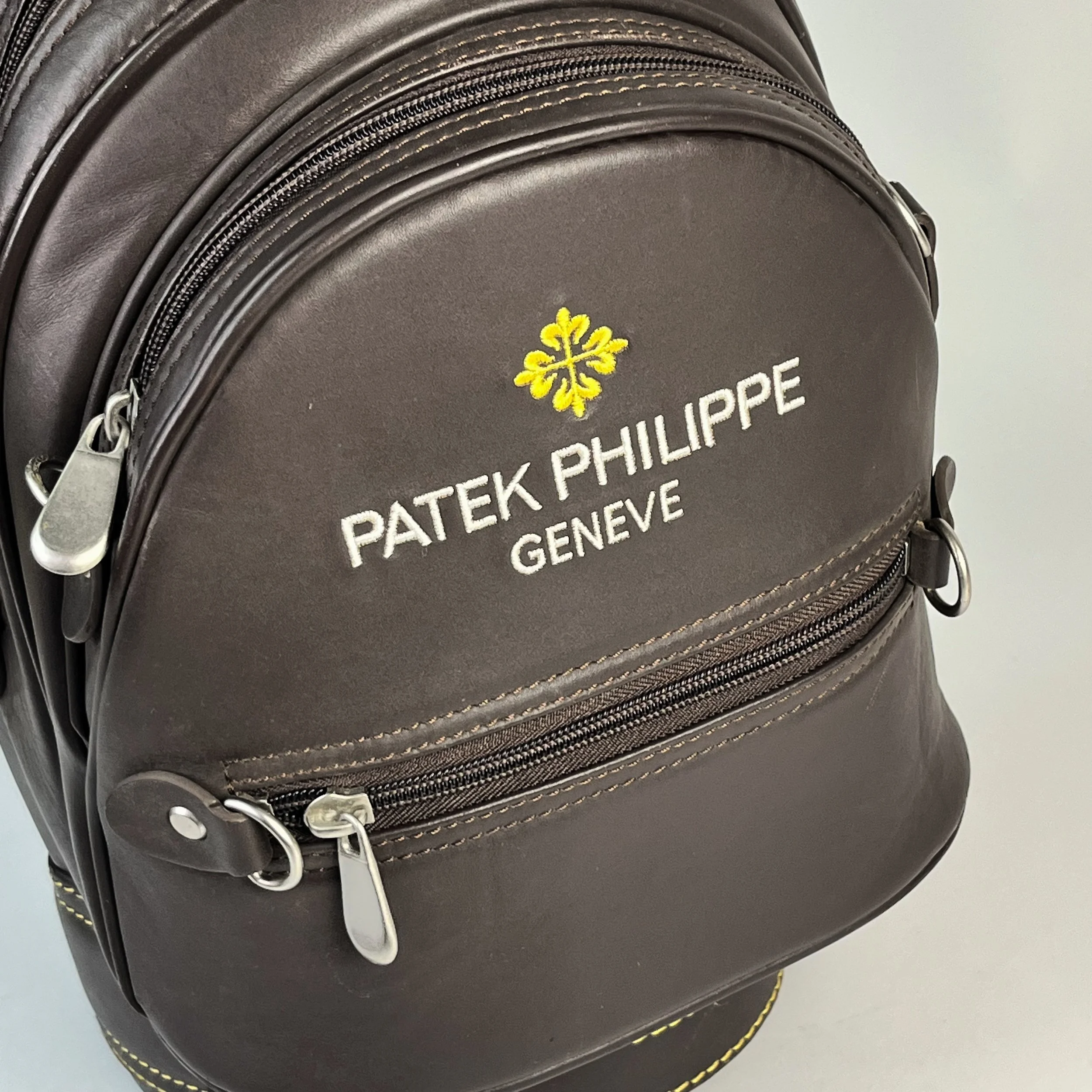Patek Philippe Genève Brown Leather Golf Bag